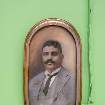 Portrait Of Original Owner Khan Bahadur