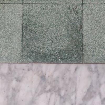 Terrazzo Floor With Marble Border