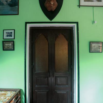 Interior Door With Wood And Glass