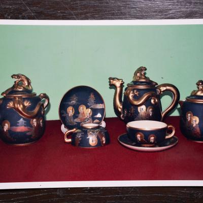 Photograph Of Preserved Japanese Antique Crockeries