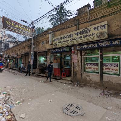 The Famous Kachhi Biryajni Stores Line The Property