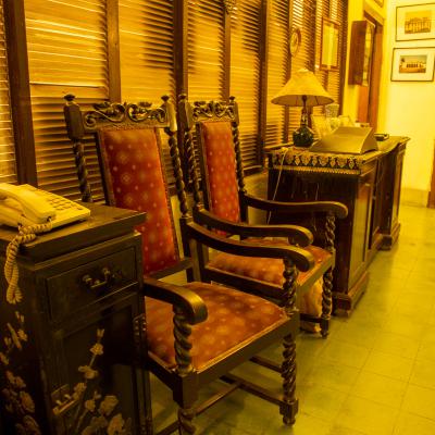 Old Wooden Furnitures Are Displayed All Over The House