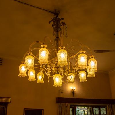 The Chandelier On The Living Area