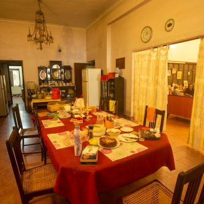 The Long Dining Space To Accommodate All Family Members Of The Big Family