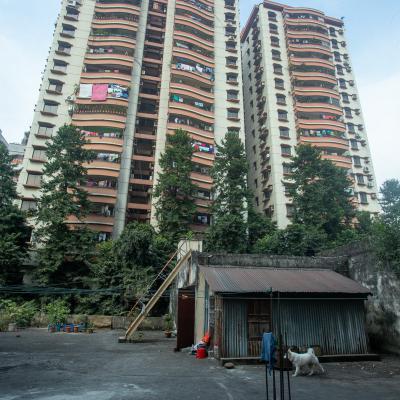 The Sky High Apartment Buildings Surround Rajshahi House1