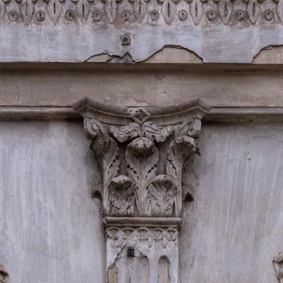 17 Details Of The Square Fluted Corinthian Column At The Extended Wing